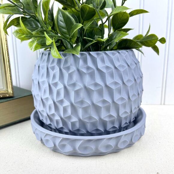 Modern Geometric Planter, Hexa Planter Pot, Indoor Plant Pot, Succulent Planter, - Picture 2 of 9